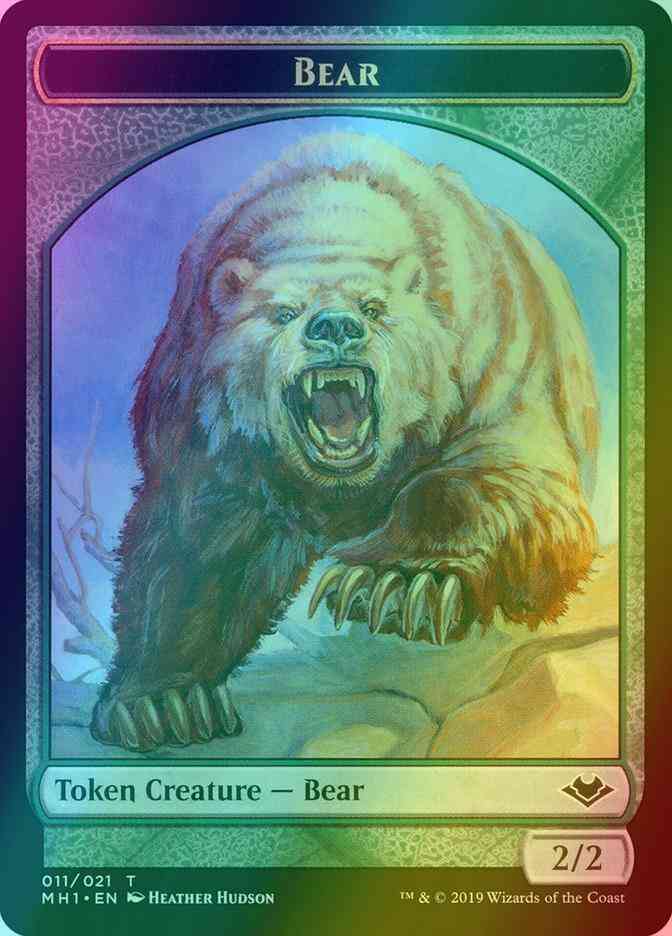 Bear Token [11] [Modern Horizons Tokens] [Foil]
