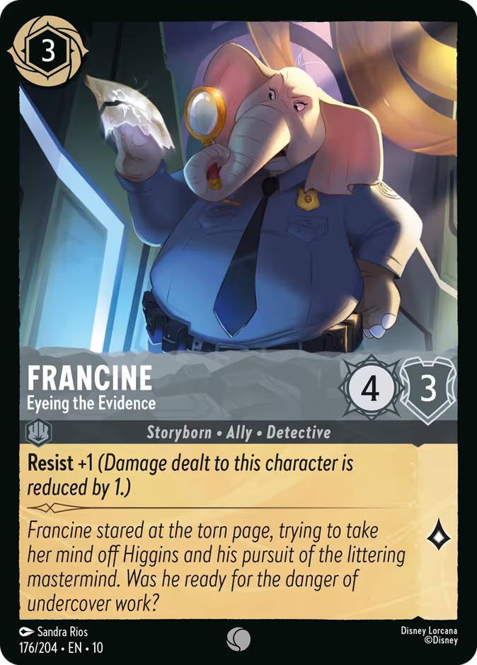 Francine - Eyeing the Evidence - 176/204 [Whispers in the Well] [Non-Foil]