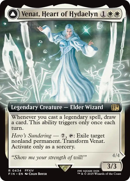Venat, Heart of Hydaelyn // Hydaelyn, the Mothercrystal [434] [Extended Art] [FINAL FANTASY] [Non-Foil]