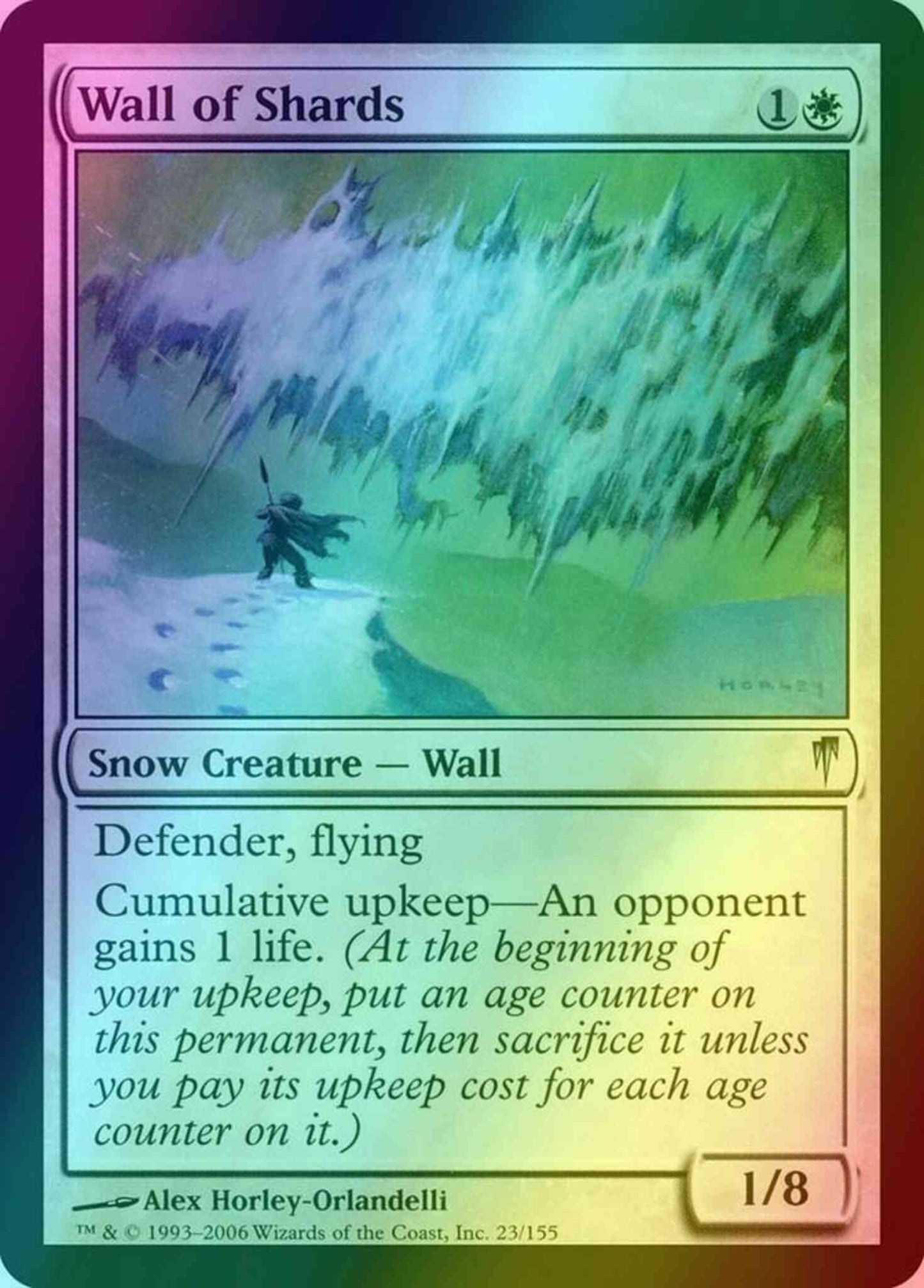 Wall of Shards [23] [Coldsnap] [Foil]