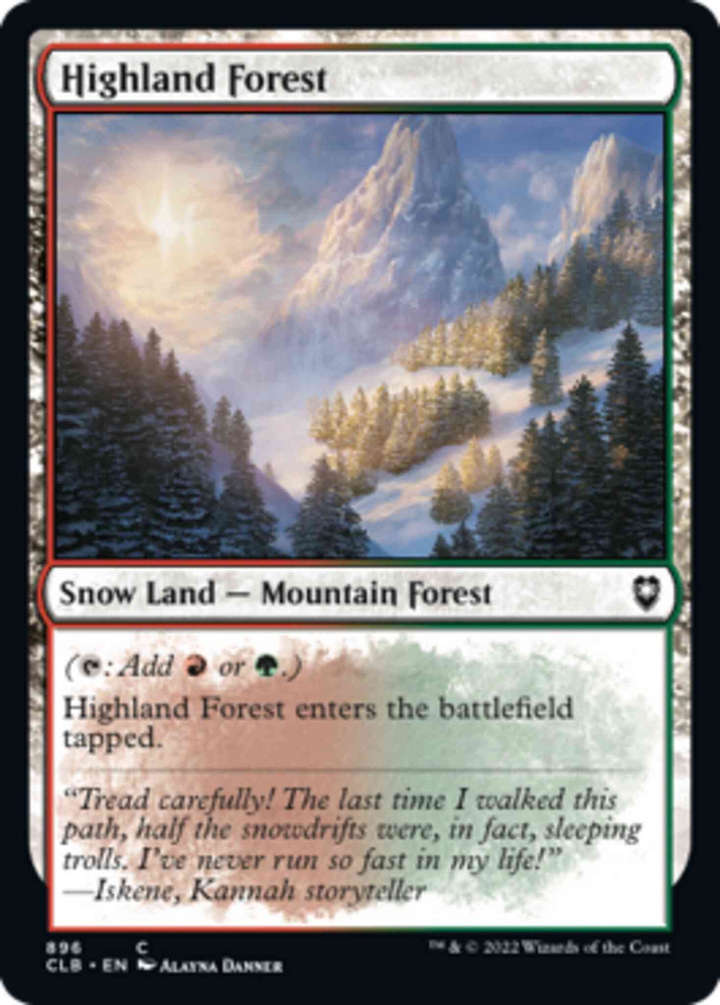 Highland Forest [896] [Commander Legends: Battle for Baldur's Gate] [Non-Foil]