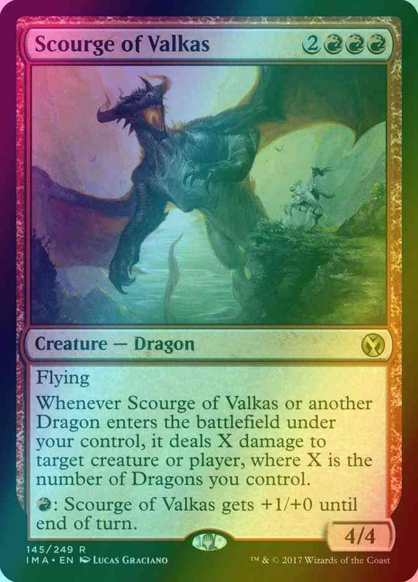 Scourge of Valkas [145] [Iconic Masters] [Foil]