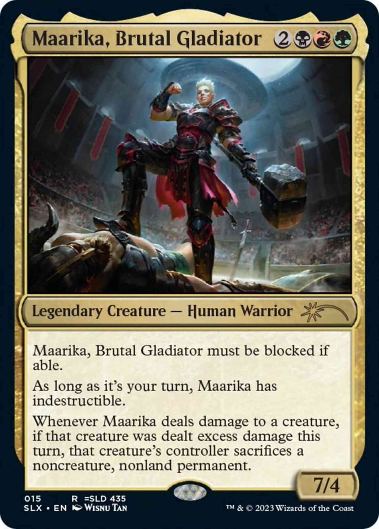 Maarika, Brutal Gladiator [0015] [Universes Within] [Non-Foil]