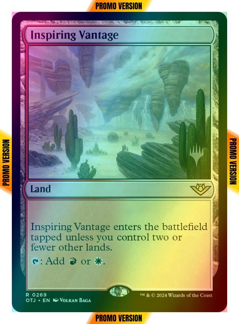 Inspiring Vantage [269p] [Promo Pack] [Outlaws of Thunder Junction: Promos] [Foil]