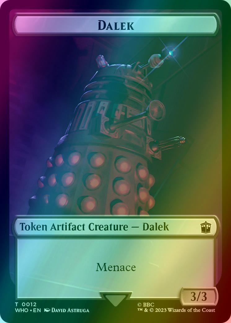 Beast Token (17) // Dalek Token (12) [Universes Beyond: Doctor Who: Tokens] [Foil]