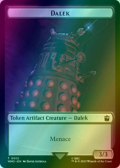 Beast Token (17) // Dalek Token (12) [Universes Beyond: Doctor Who: Tokens] [Foil]