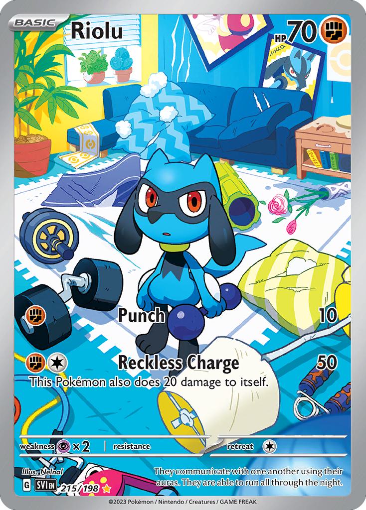Riolu - 215/198 - Illustration Rare [sv01-215] [Ultra]