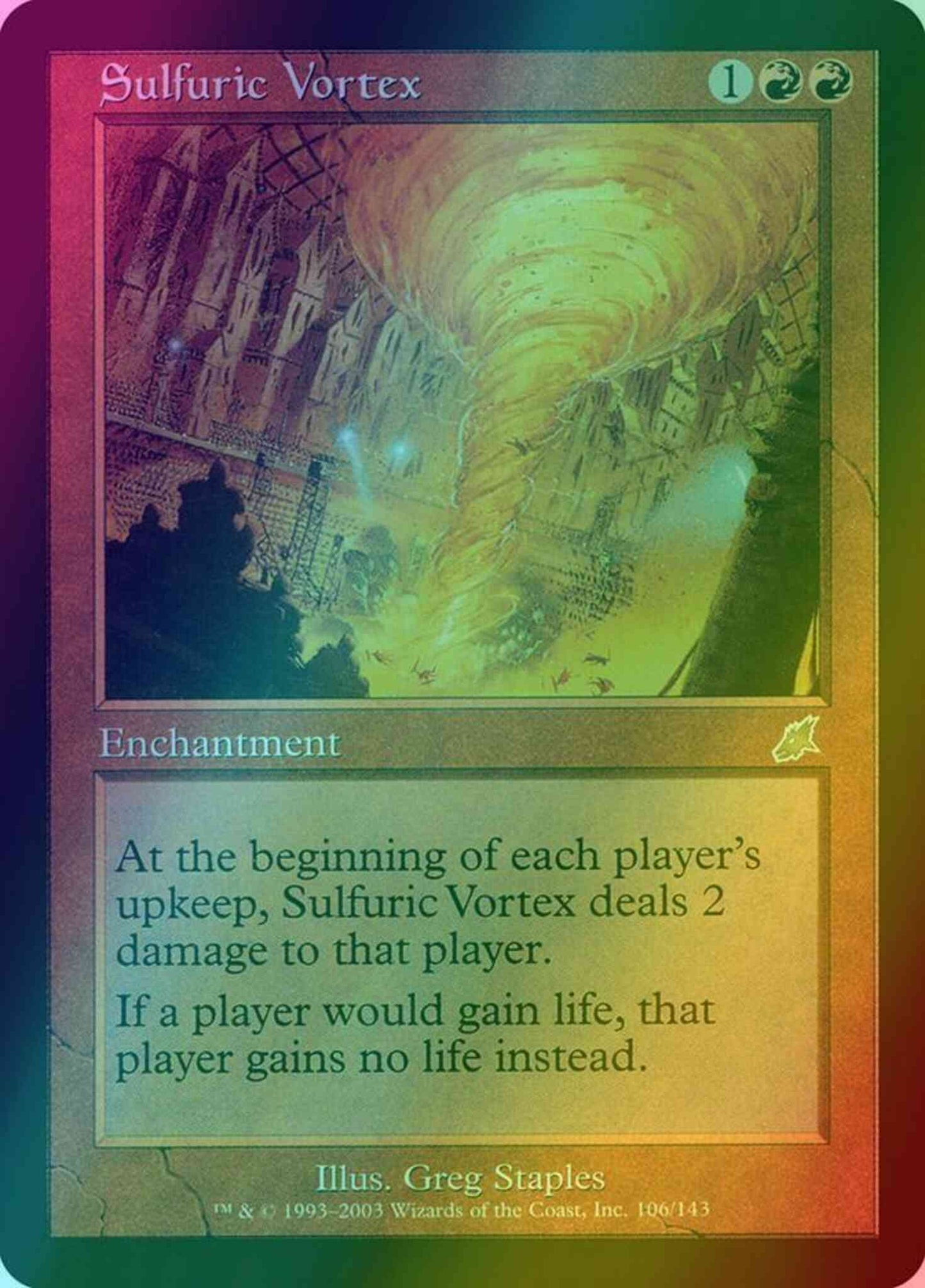 Sulfuric Vortex [106] [Scourge] [Foil]