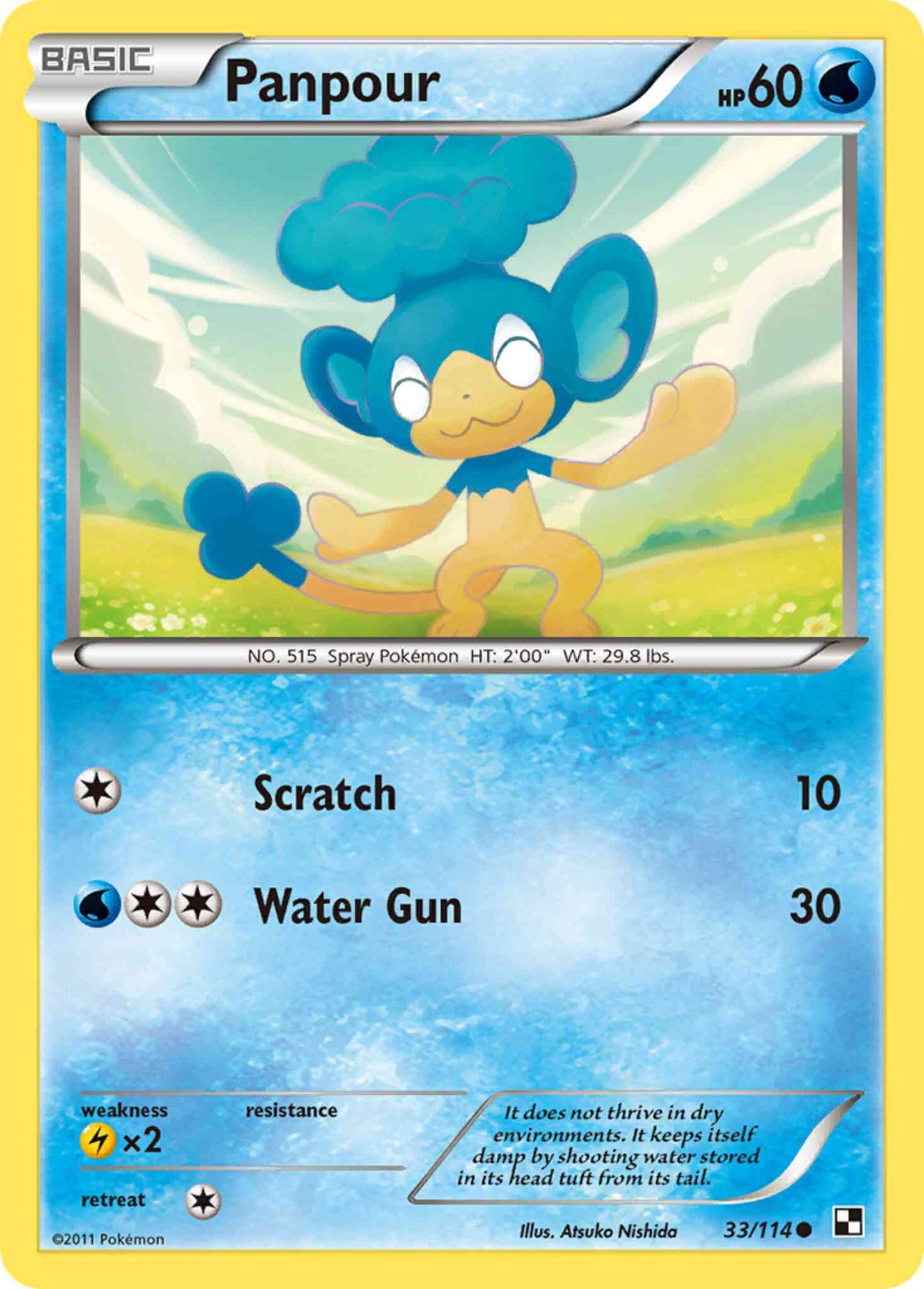 Panpour - 33/114 - Common [bw1-33] [Non-Holo]