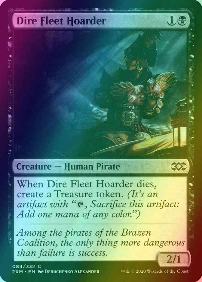 Dire Fleet Hoarder [84] [Double Masters] [Foil]