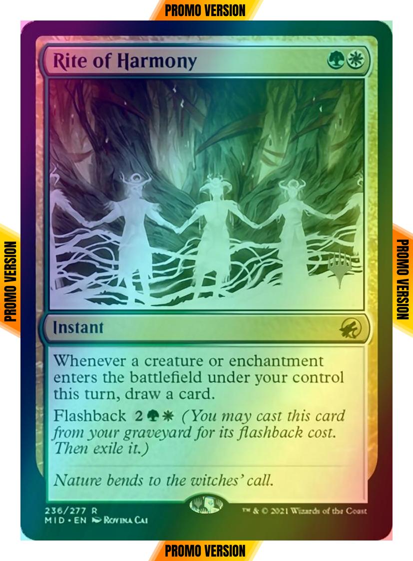 Rite of Harmony [Promo Pack] [236p] [Innistrad: Midnight Hunt Promos] [Foil]