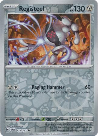 Registeel - 125/191 - Uncommon [sv08-125] [Reverse Holo]