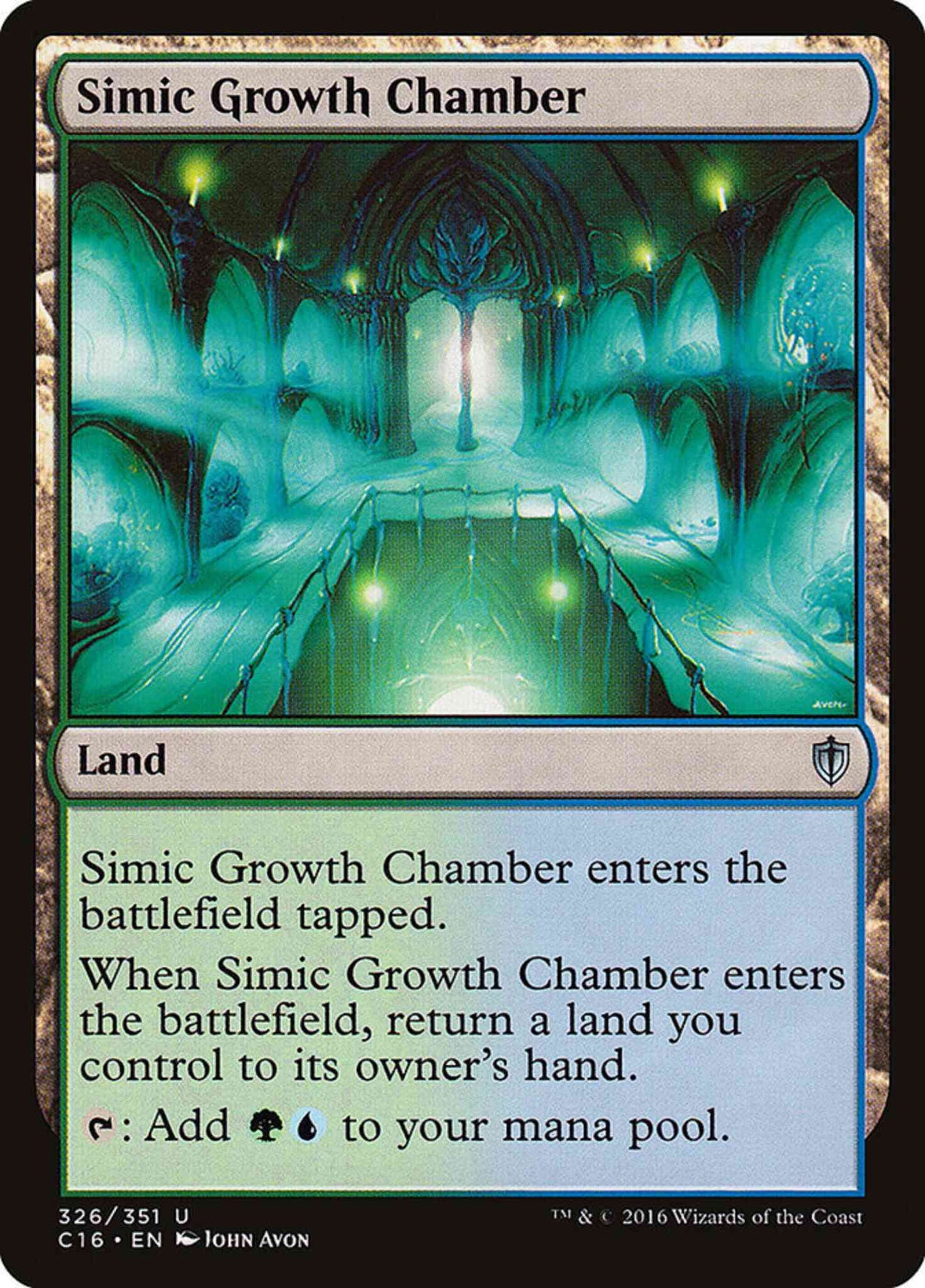 Simic Growth Chamber [326] [Commander 2016] [Non-Foil]
