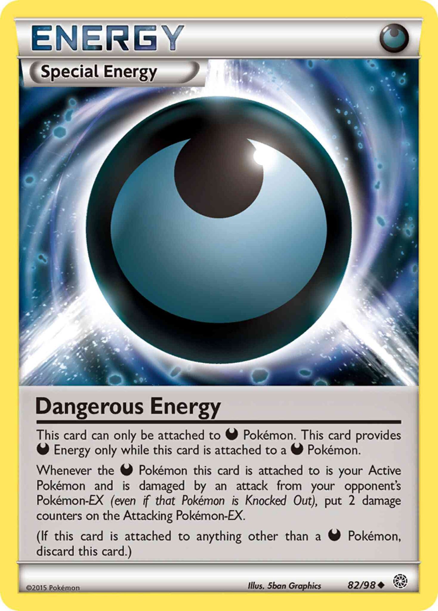 Dangerous Energy - 82/98 - Uncommon [xy7-82] [Non-Holo]