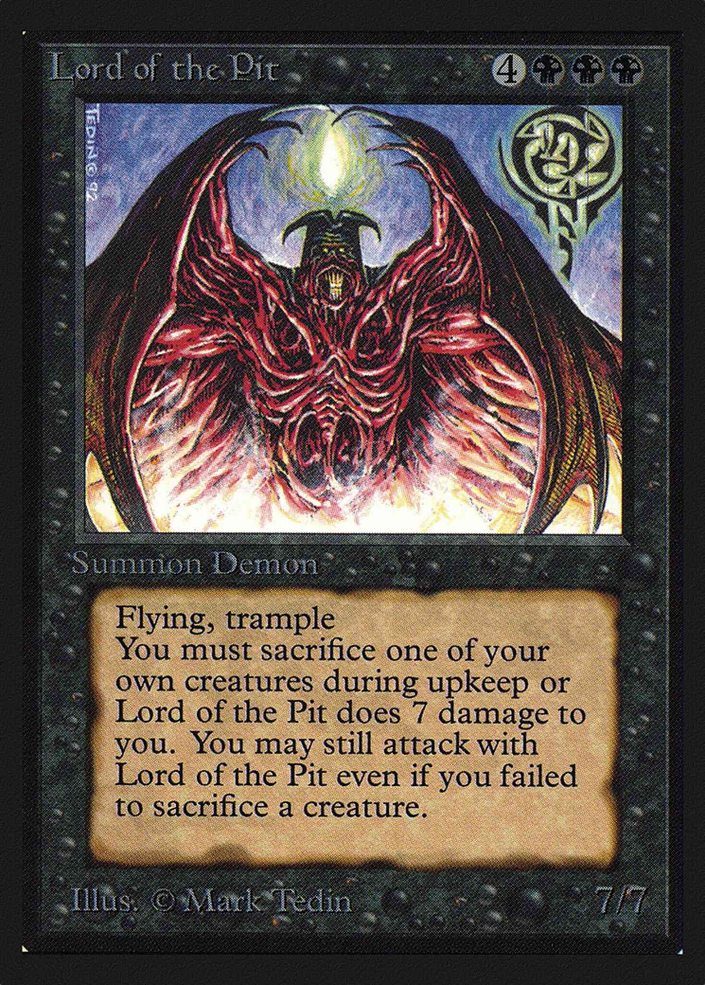 Lord of the Pit [115] [Intl Collectors Edition] [Non-Foil]