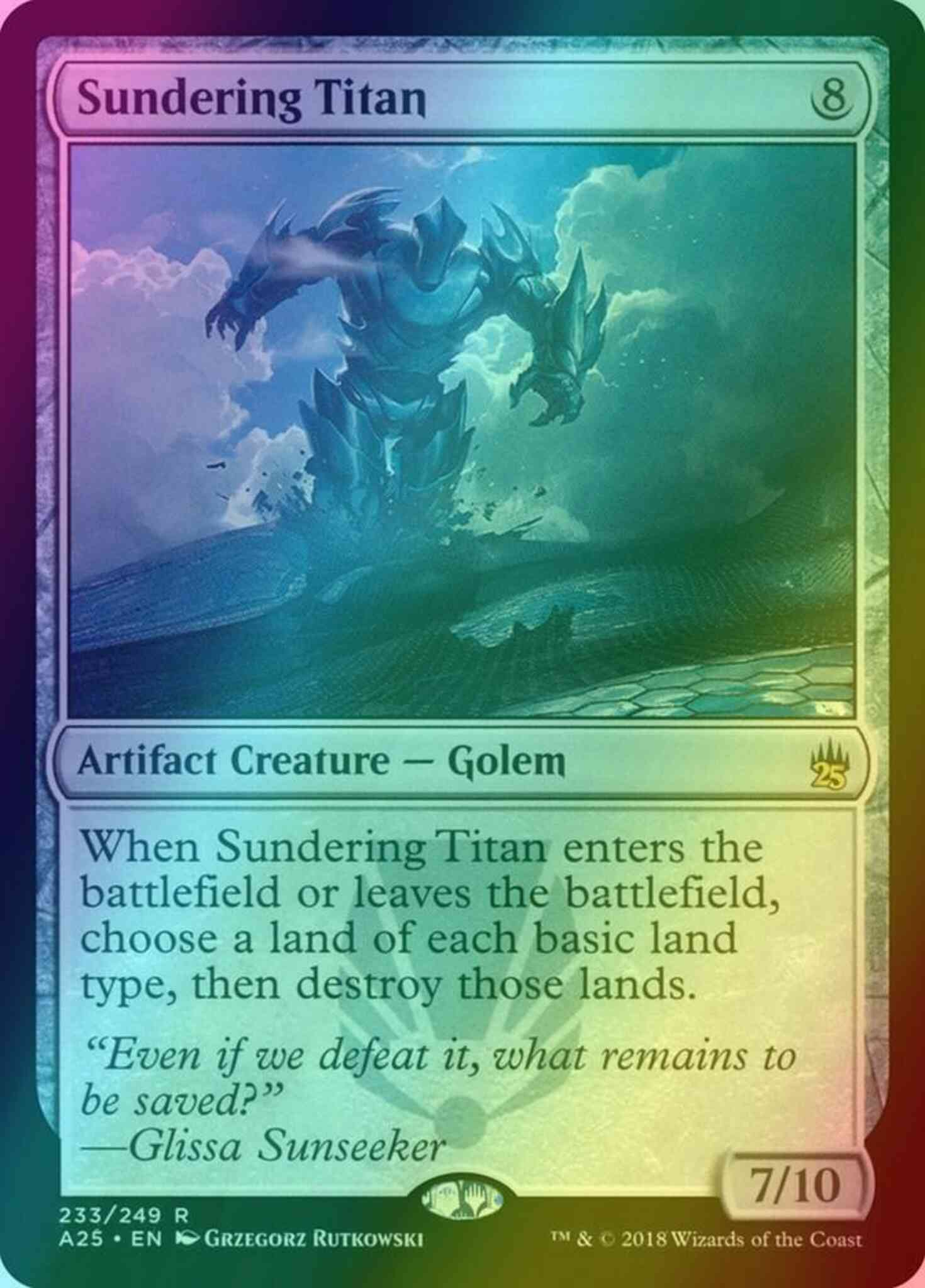 Sundering Titan [233] [Masters 25] [Foil] – Face to Face Games