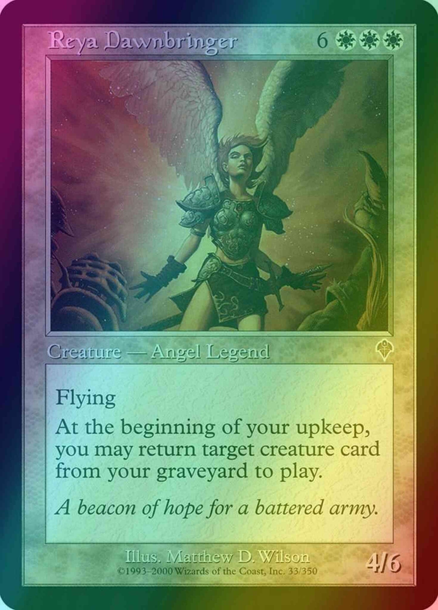 Reya Dawnbringer [33] [Invasion] [Foil]