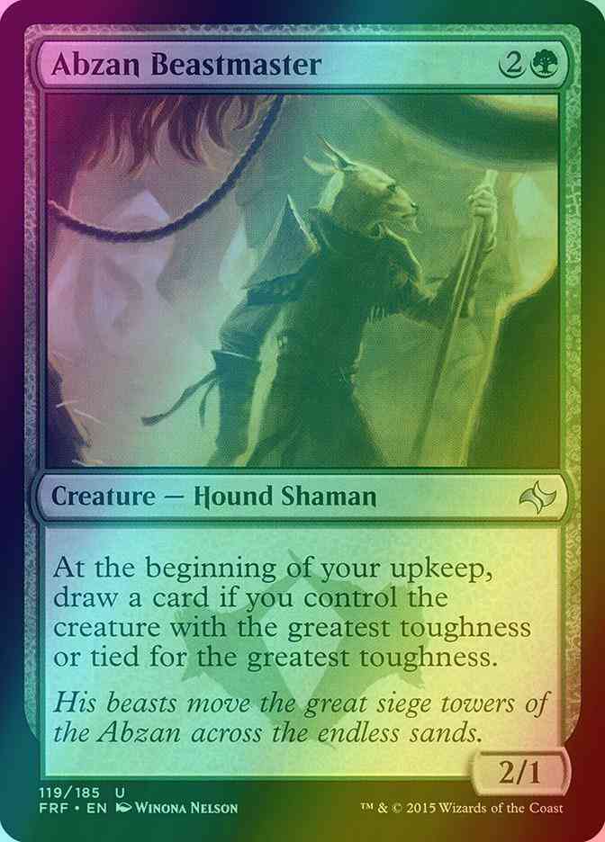 Abzan Beastmaster [119] [Fate Reforged] [Foil]
