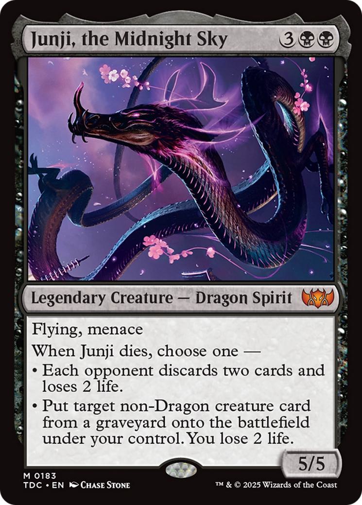 Junji, the Midnight Sky [183] [Tarkir: Dragonstorm: Commander] [Non-Foil]