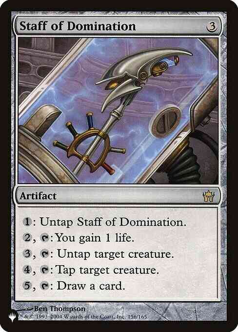 Staff of Domination [5DN-156] [The List] [Non-Foil]