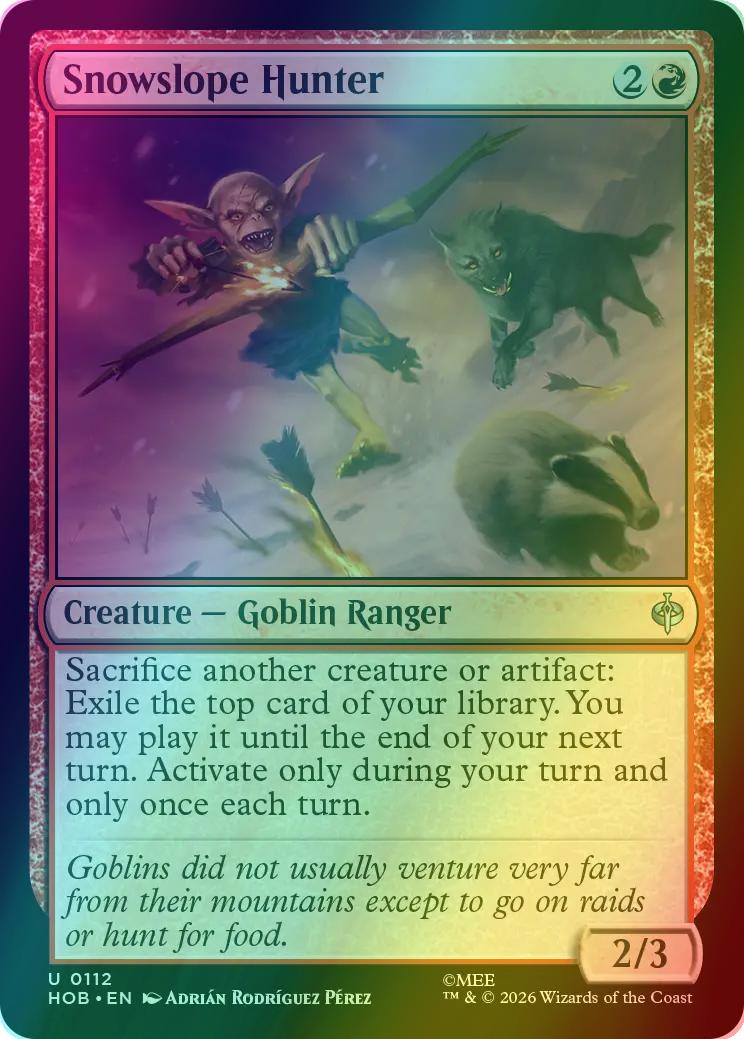 Snowslope Hunter [112] [The Hobbit] [Foil]