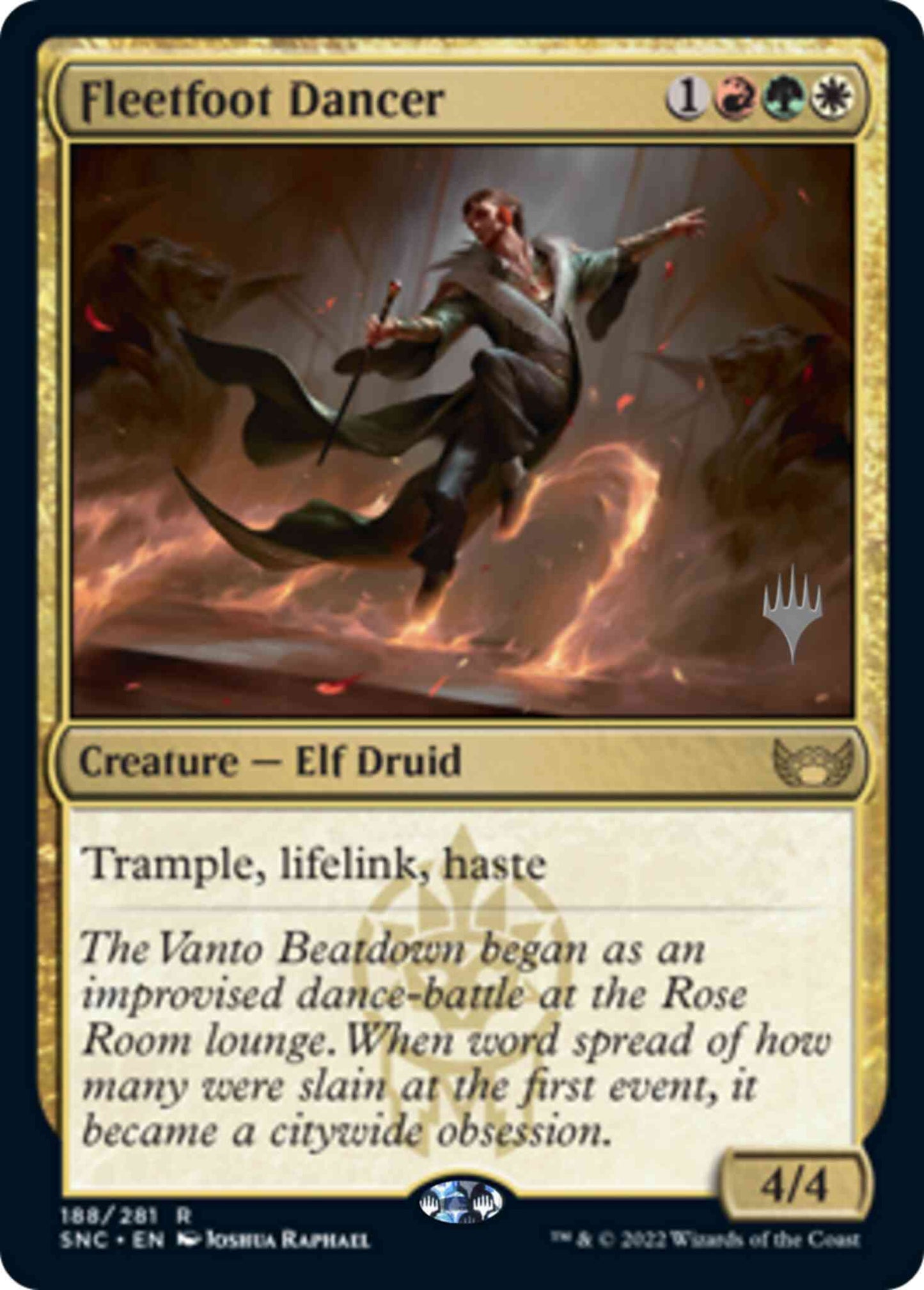 Fleetfoot Dancer [Promo Pack] [188p] [Streets of New Capenna: Promos] [Non-Foil]