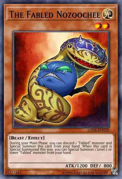 The Fabled Nozoochee - HA04-EN010 - Super Rare - Unlimited