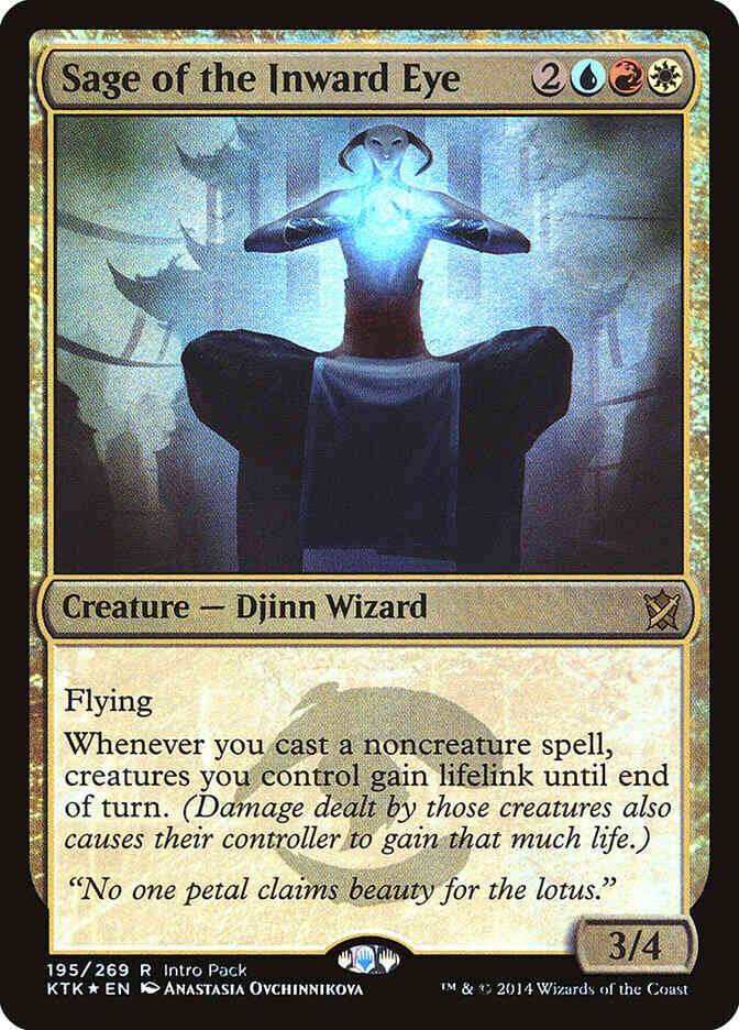 Sage of the Inward Eye [195] [Intro Pack] [Khans of Tarkir Promos] [Foil]