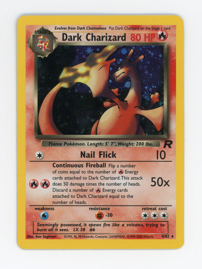 Dark Charizard — Damaged|Rare|Unlimited|Holo — ID 19979