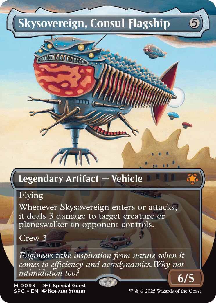 Skysovereign, Consul Flagship [93] [Borderless] [Special Guests] [Non-Foil]