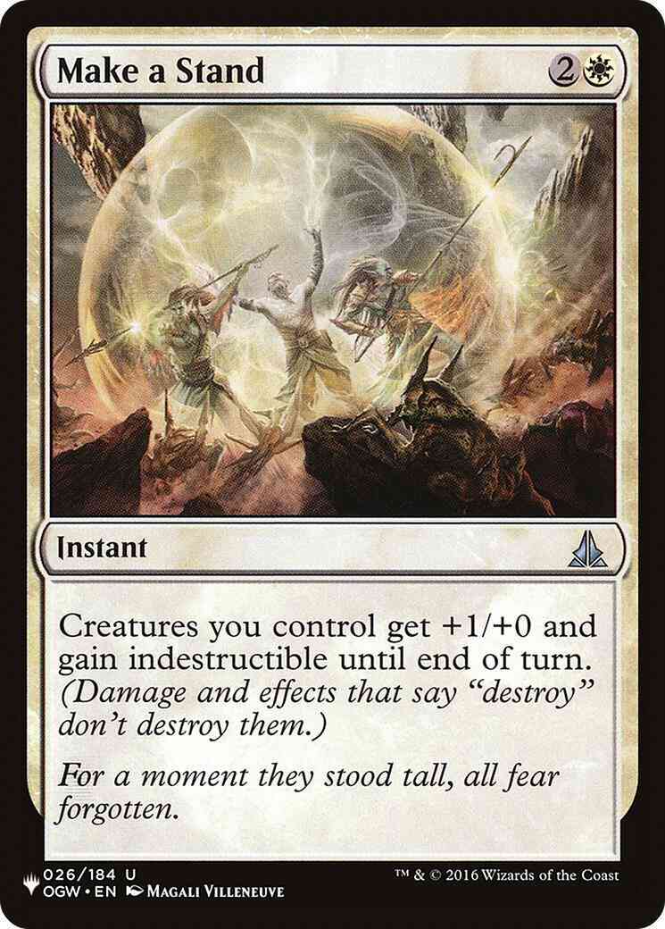 Make a Stand [OGW-26] [The List] [Non-Foil]