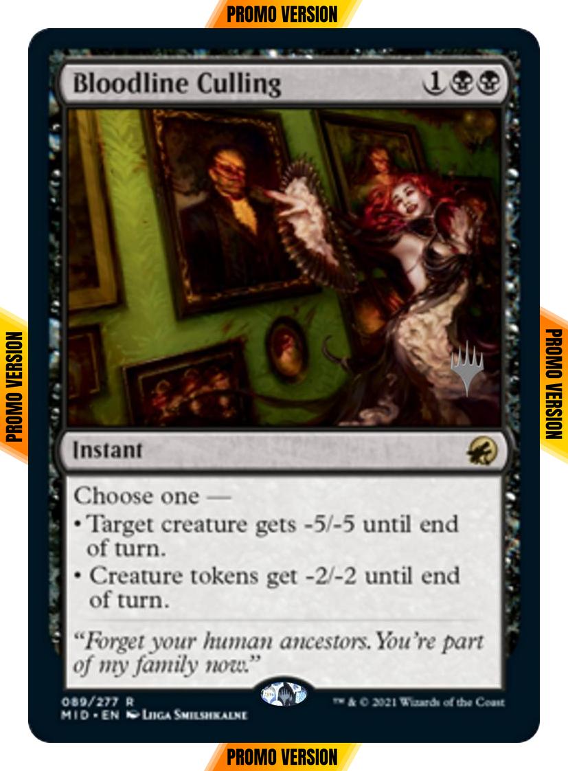 Bloodline Culling [Promo Pack] [89p] [Innistrad: Midnight Hunt Promos] [Non-Foil]