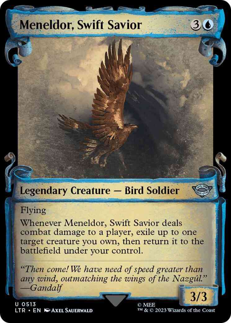 Meneldor, Swift Savior [513] [Scrolls Showcase] [The Lord of the Rings: Tales of Middle-earth] [Non-Foil]