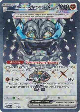 Cornerstone Mask Ogerpon ex - 199/167 - Ultra Rare [sv06-199] [Ultra]