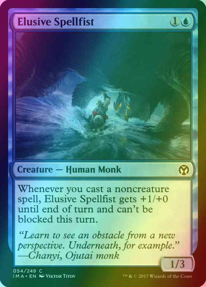 Elusive Spellfist [54] [Iconic Masters] [Foil]