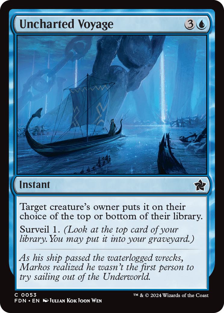 Uncharted Voyage [53] [Foundations] [Non-Foil]