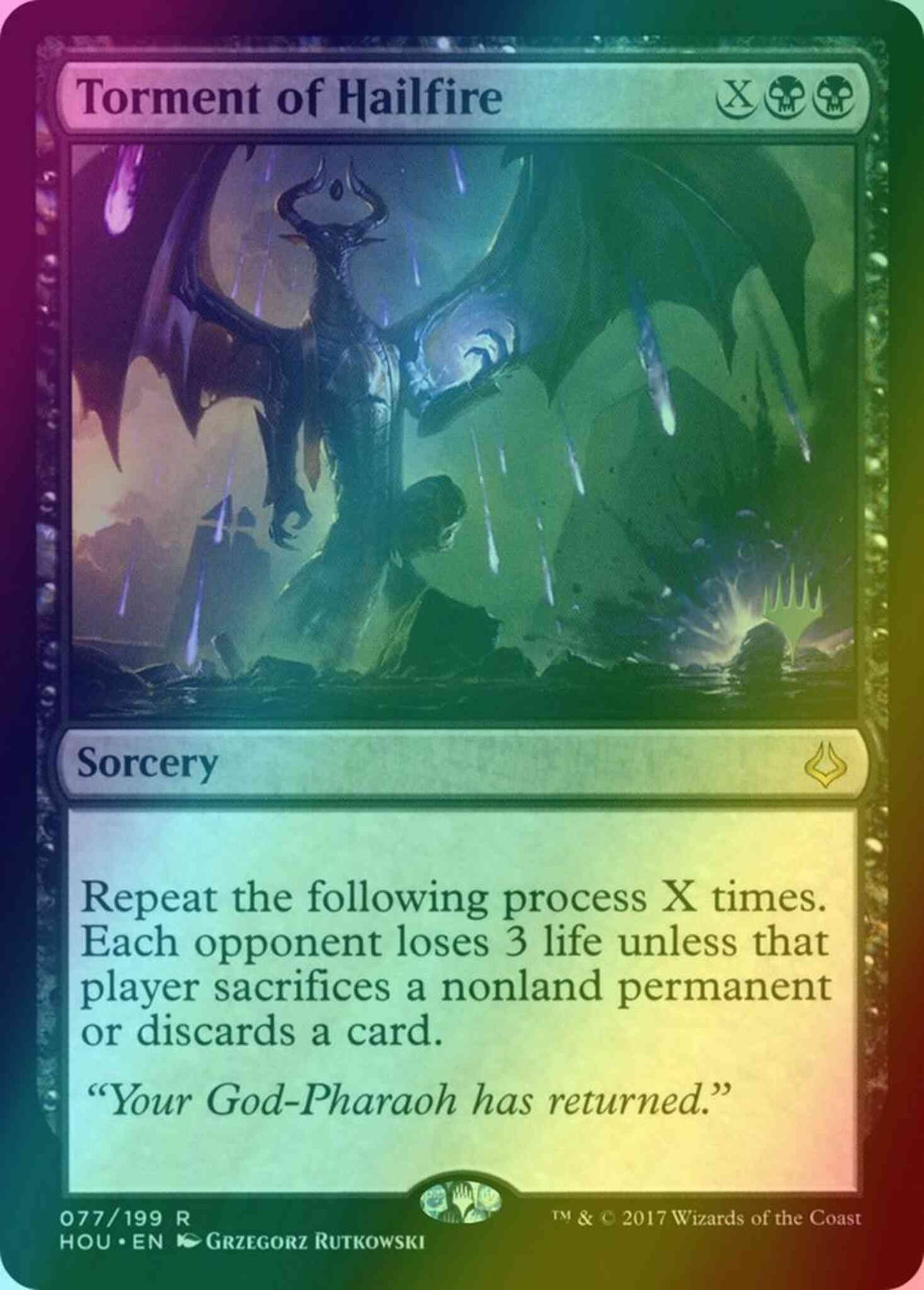 Torment of Hailfire [Promo Pack] [77p] [Hour of Devastation Promos] [Foil]