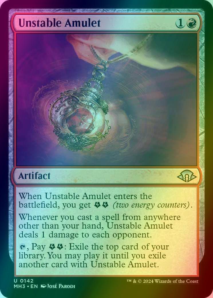 Unstable Amulet [142] [Modern Horizons 3] [Foil]