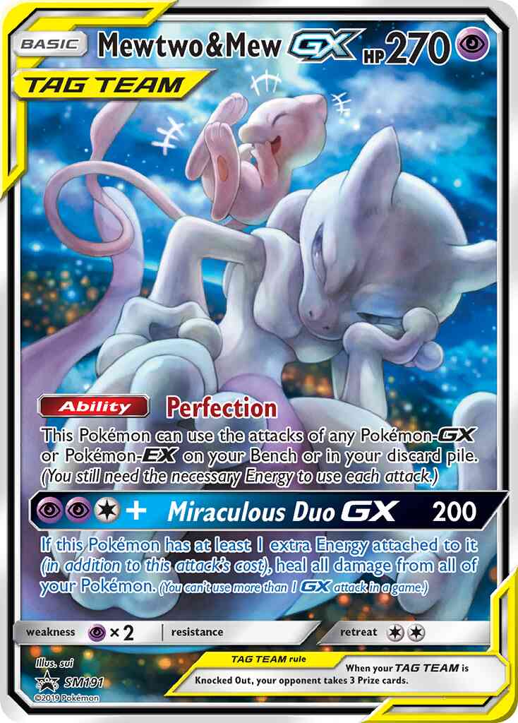 Mewtwo & Mew-GX - SM191 - Promo [smp-SM191] [Ultra]