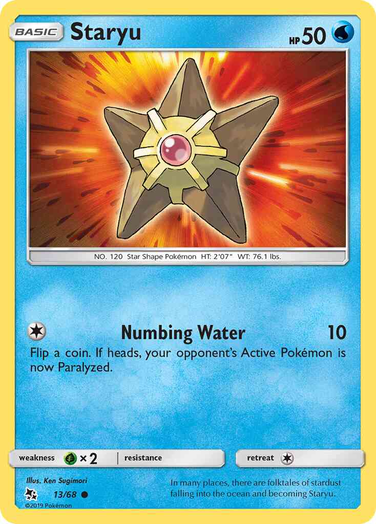 Staryu - 13/68 - Common [sm115-13] [Reverse Holo]