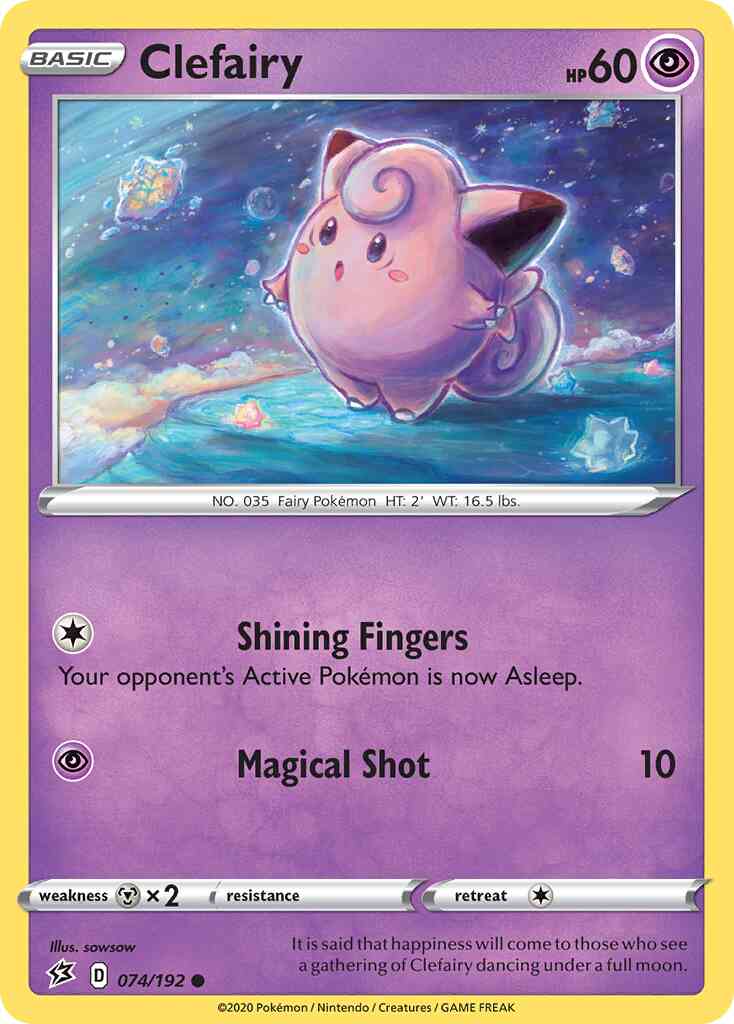 Clefairy - 074/192 - Common [swsh2-074] [Non-Holo]