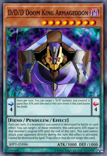 D/D/D Doom King Armageddon - SDPD-EN006 - Common - 1st Edition