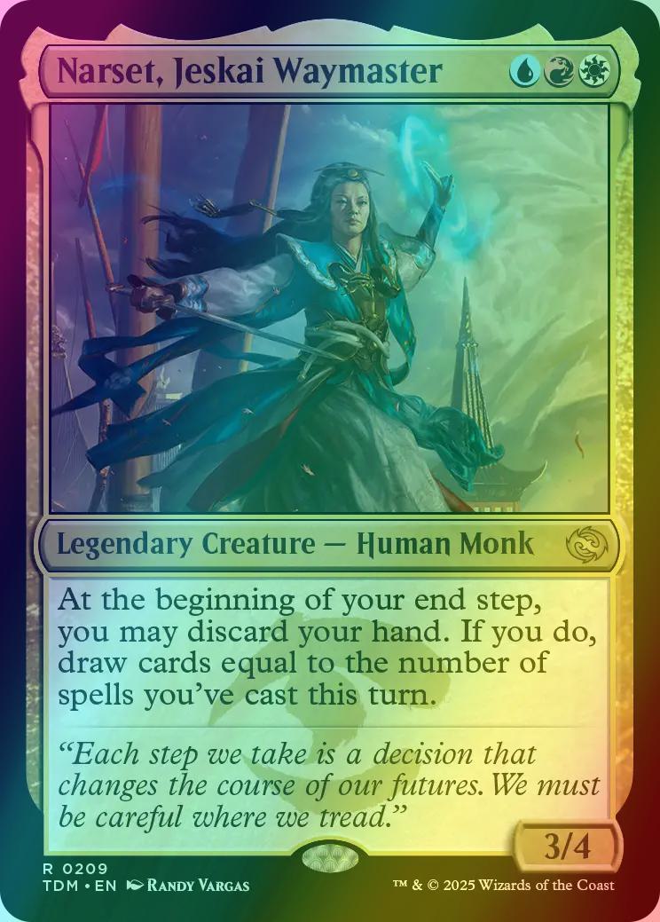 Narset, Jeskai Waymaster [209] [Tarkir: Dragonstorm] [Foil]