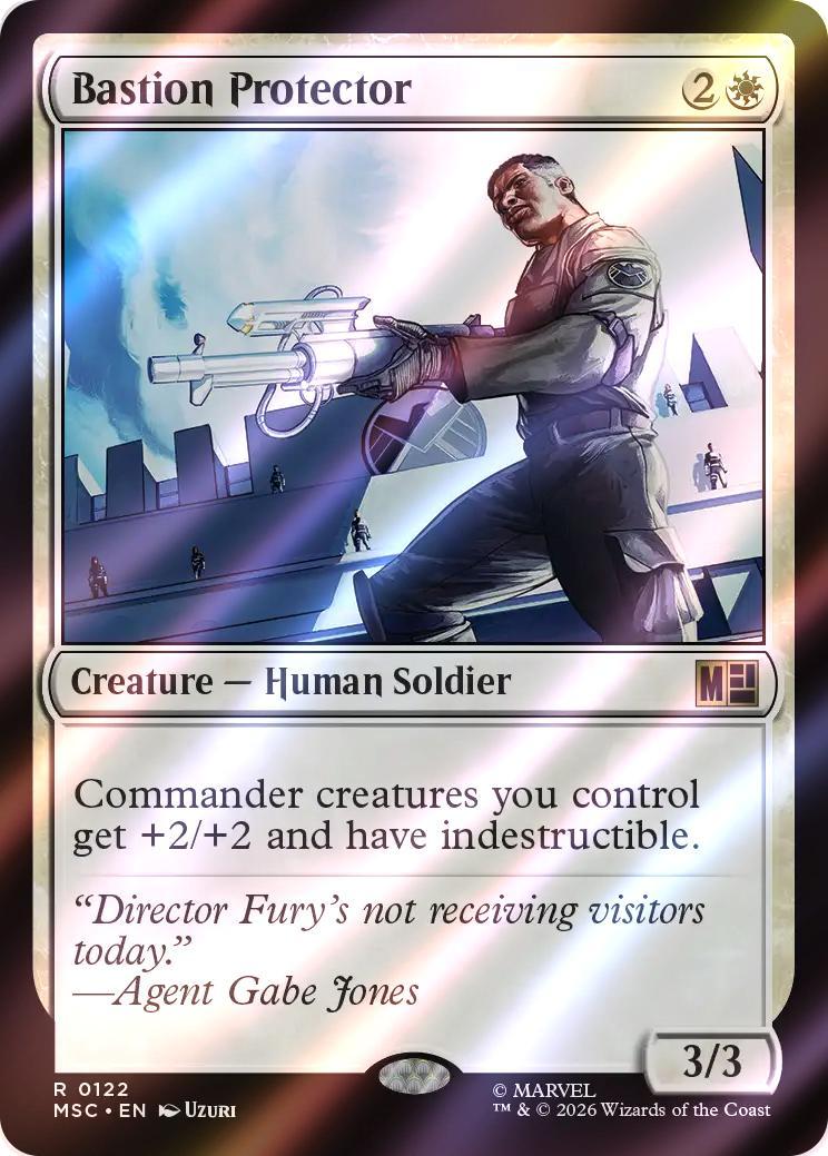 Bastion Protector [122] [Marvel Super Heroes: Commander] [Surge Foil]