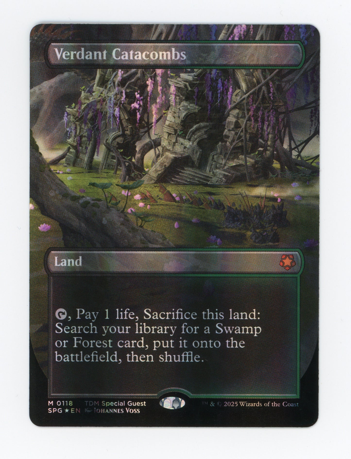Verdant Catacombs — Borderless|Dragonscale Foil — ID 19136