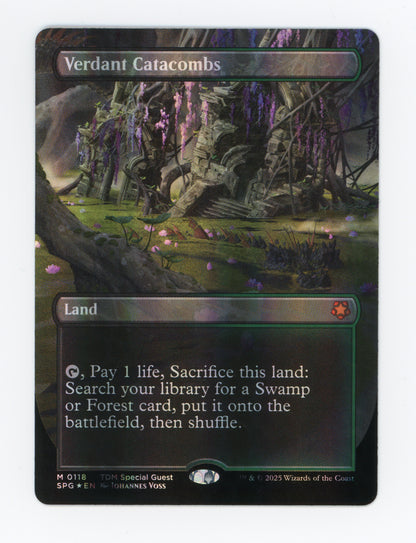 Verdant Catacombs — Borderless|Dragonscale Foil — ID 19136