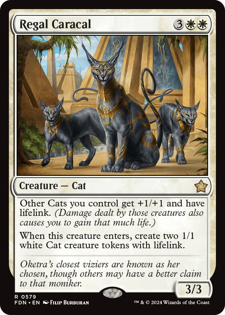 Regal Caracal [579] [Foundations] [Non-Foil]