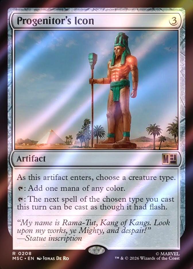 Progenitor's Icon [208] [Marvel Super Heroes: Commander] [Surge Foil]
