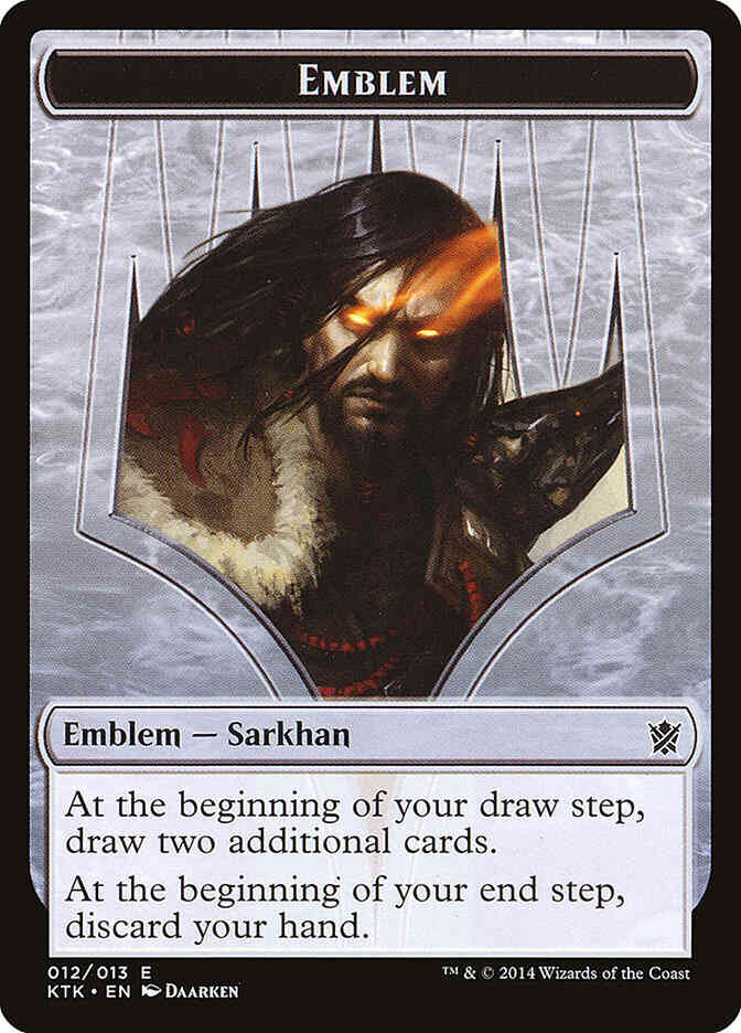 Sarkhan, the Dragonspeaker Emblem [12] [Khans of Tarkir Tokens] [Non-Foil]
