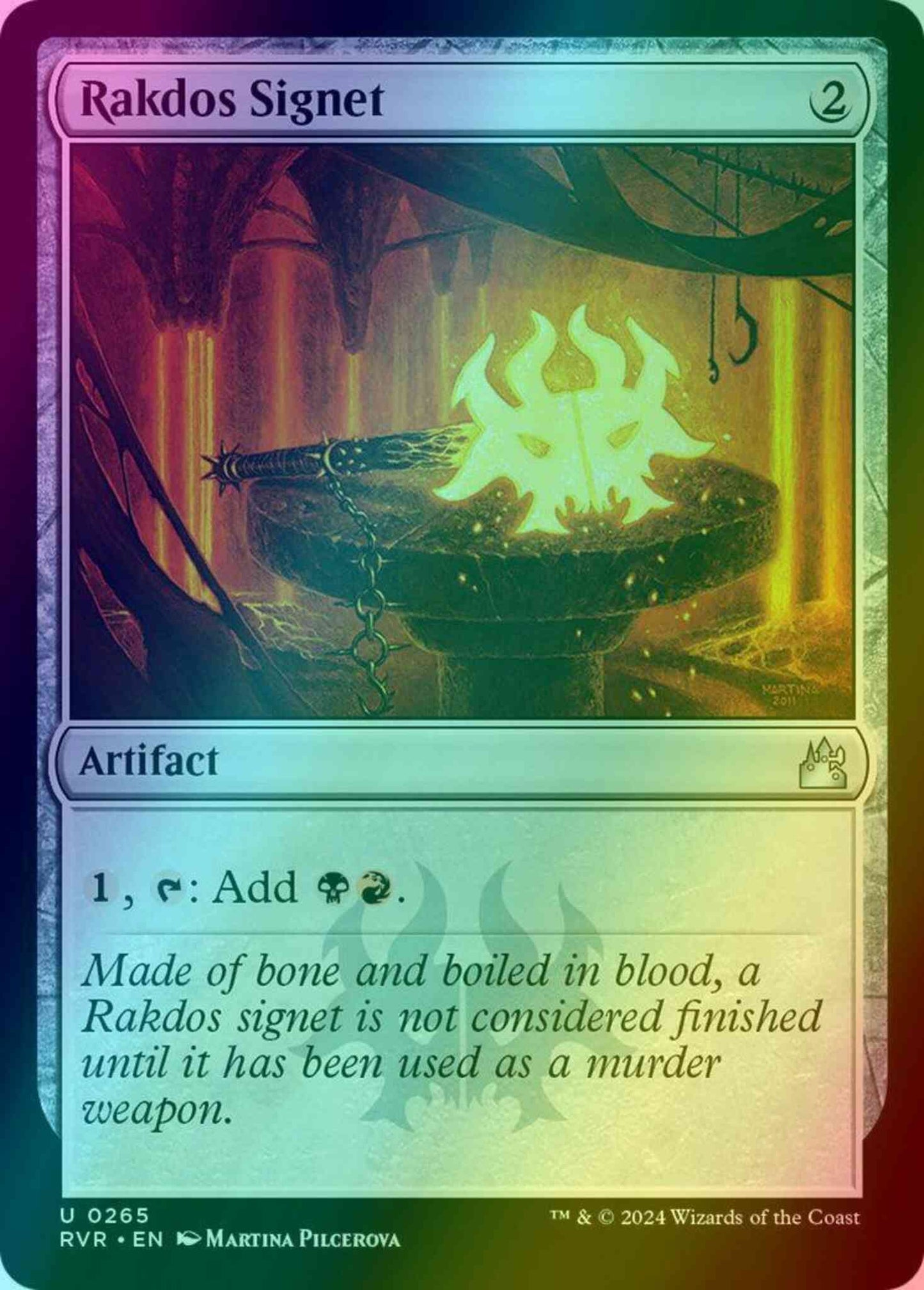 Rakdos Signet [265] [Ravnica Remastered] [Foil]
